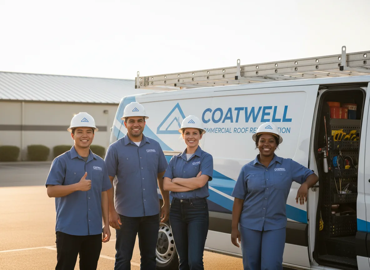 Commercial roof coating company in Elco, PA